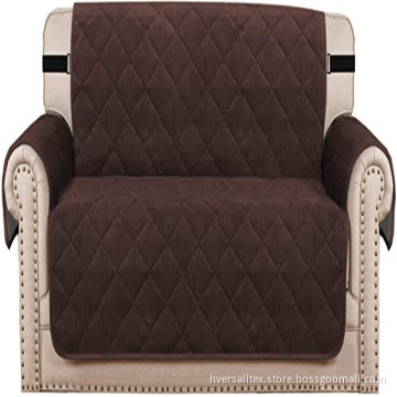 Quilted Thick Velvet Loveseat Protector Slipcovers